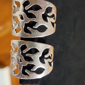 Earrings Hoop Earrings  Silver